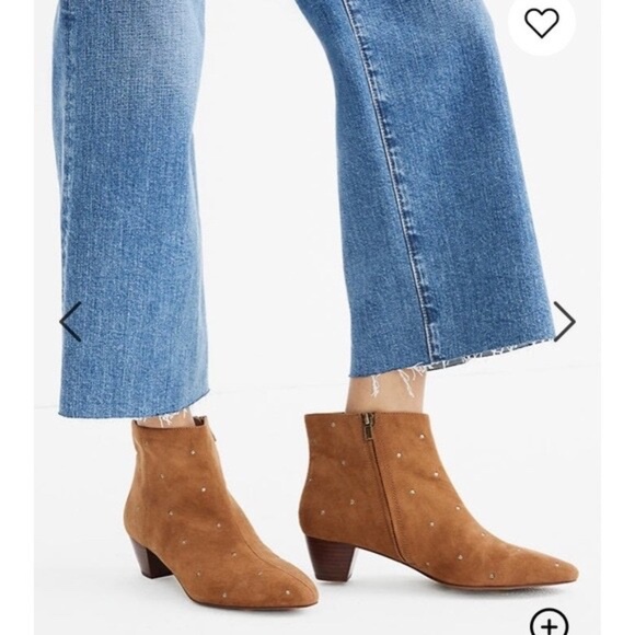 MADEWELL PORTIA EMBROIDERED SUEDE BOOT NWT RETAIL $210 - Picture 1 of 10
